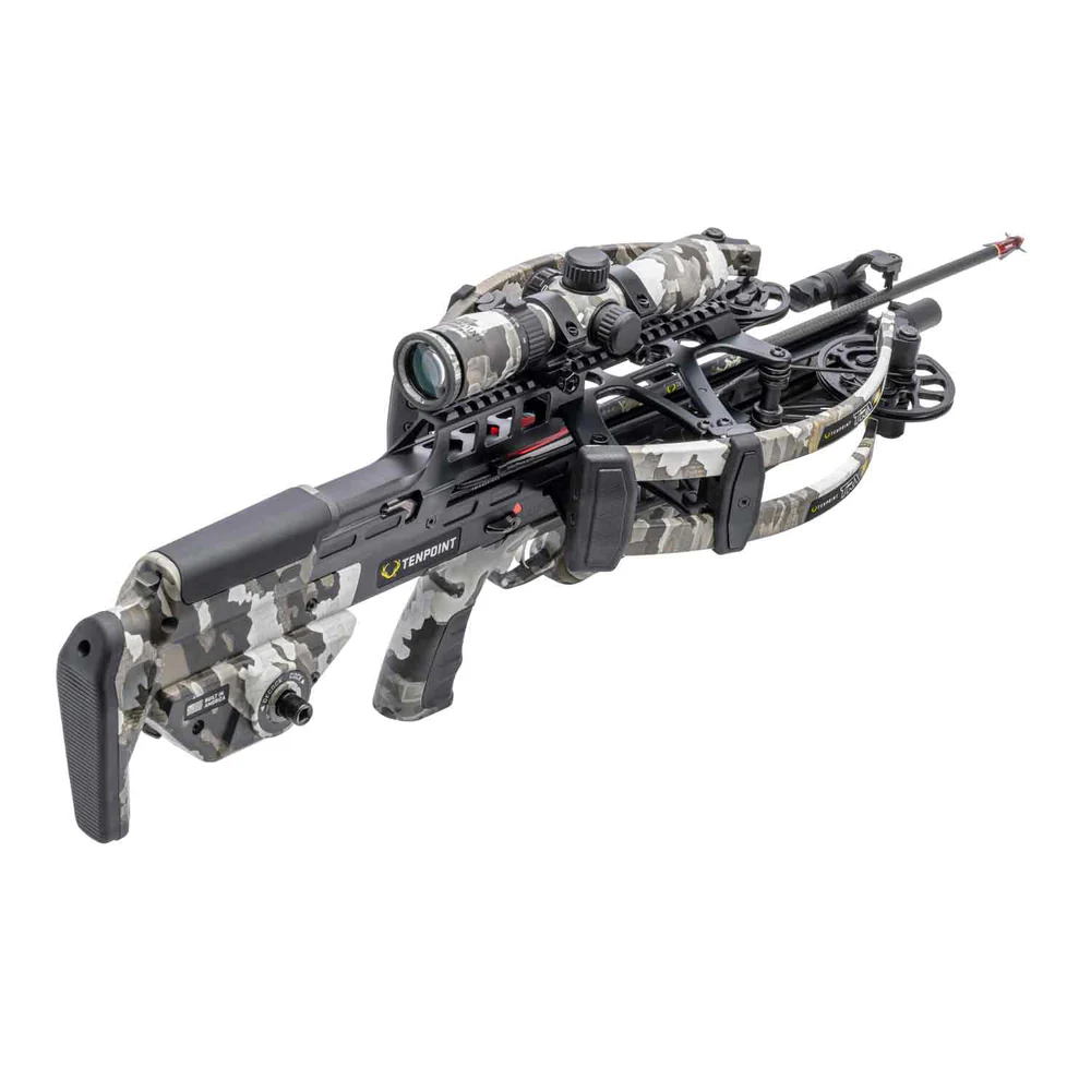 TenPoint TRX26, TenPoint TRX26 Vektra Camo Crossbow, compact hunting crossbow, reverse-draw crossbow, ACUslide MAXX, RangeMaster 100 scope, TriggerTech trigger, ZERO-Trac Barrel, GUIDE-Lock Arrow Rest System, CenterPunch HPX arrows, hunting crossbow, fast crossbow, lightweight crossbow, precision crossbow, durable crossbow, best crossbow for hunting, crossbow package, crossbows for sale, buy crossbow online, Crossbow Supplies, global shipping crossbows, high-performance crossbow, silent cocking crossbow, ambidextrous safety crossbow, best crossbow deals