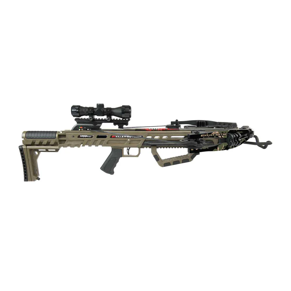 Killer Instinct Lethal 405 HD Crossbow Kit, Killer Instinct crossbow, 405 FPS crossbow, hunting crossbow kit, high-speed crossbow, crossbows for sale, best crossbows 2025, Lethal 405 HD specs, compact crossbows, global crossbow shipping, crossbow with scope, rope sled crossbow, crank-compatible crossbow, quiet hunting crossbow, durable crossbows, beginner crossbow kit, advanced hunting gear, Crossbow Supplies, Hypr bolts crossbow, V-Track nock, Lumix 4x32 scope, top rated crossbows, fast crossbow delivery, tactical crossbow kit, affordable crossbows, best crossbow Australia, 2025 crossbow models, crossbow reviews, deer hunting crossbow, crossbow accessories, global archery gear, crossbow hunters choice, top crossbow picks, new crossbows 2025, efficient crossbow draw, silent hunting weapon, safe crossbow shooting, powerful compact crossbow, premium archery gear, lifetime warranty crossbow, best crossbow deals, crossbows with crank support, tan crossbow finish, cold weather hunting gear, Killer Instinct bow technology, crossbow online store, buy crossbows online, where to buy crossbows.